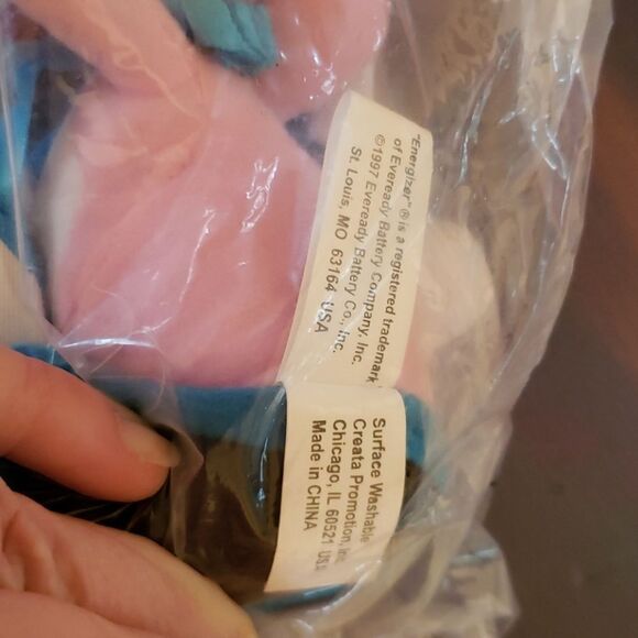 Vintage 1997 Energizer Bunny Beanie Toy - 7" - Picture 7 of 7